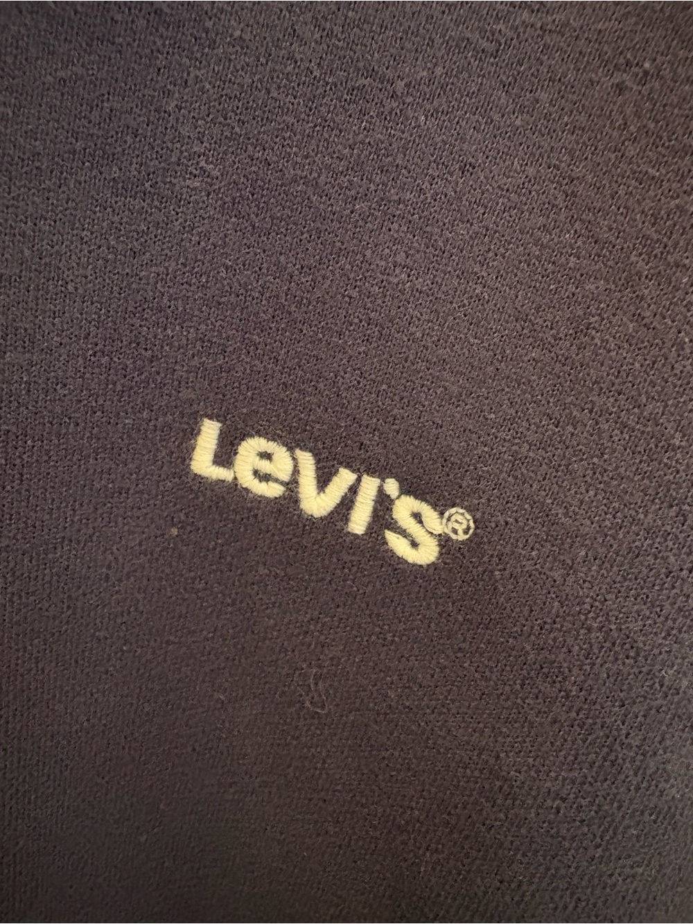 Levi's Maritime Navy Hoodie with Red & White Panels - Picture 2 of 4